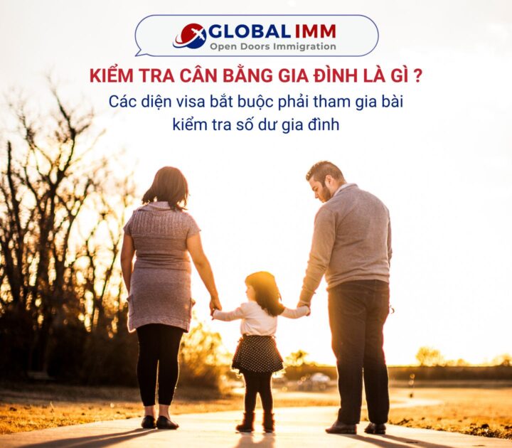 Kiểm tra cân bằng gia đình là gì? Các diện visa bắt buộc phải tham gia bài kiểm tra số dư gia đình